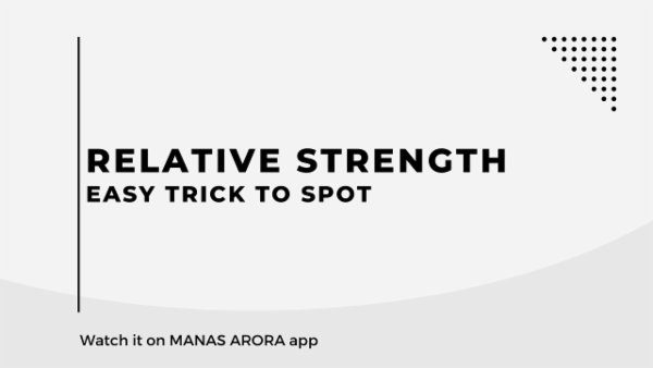 course | Relative strength - Easy trick to spot